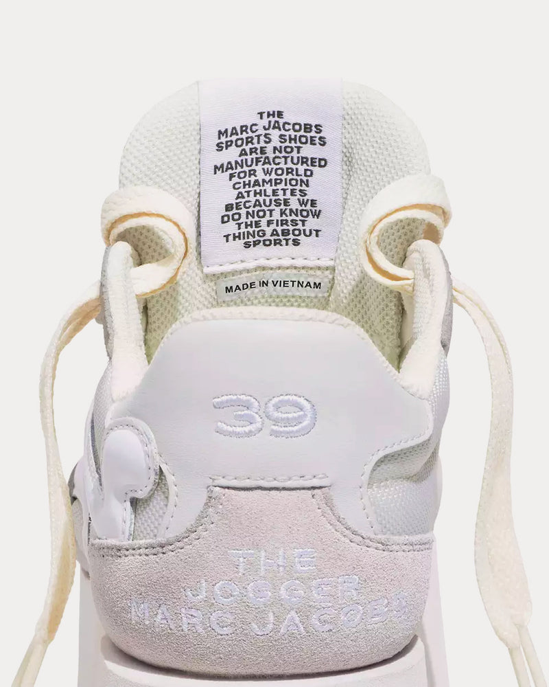 Marc Jacobs The Platform Jogger White Low Top Sneakers - 5