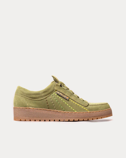 Mephisto x Oi Polloi Rainbow Velours Loden Low Top Sneakers - 1