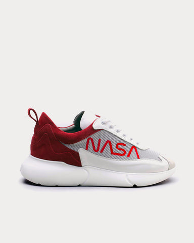 Mercer W3RD NASA MARS Red Low Top Sneakers