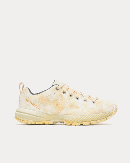 Merrell 1TRL MQM Ace Tec Leather Garment Dye Gold Low Top Sneakers - 1