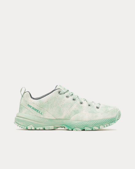 Merrell 1TRL MQM Ace Tec Leather Garment Dye Jade Low Top Sneakers - 1