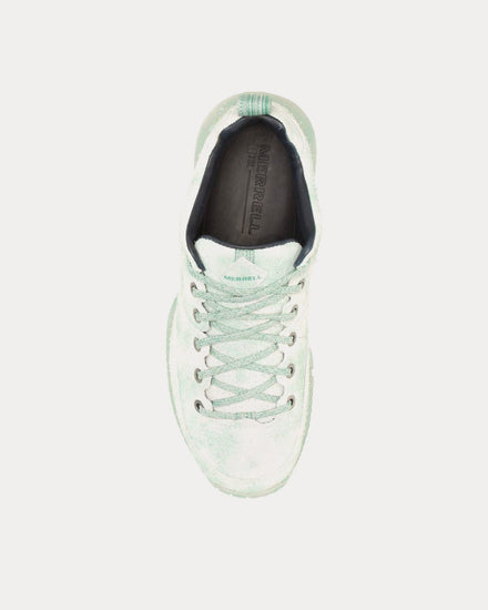 Merrell 1TRL MQM Ace Tec Leather Garment Dye Jade Low Top Sneakers - 2