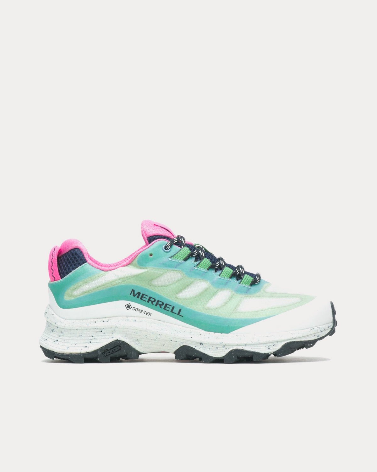 靴 MERRELL Sweaty Betty MOAB SPEED GORE-TEX Merrell x Sweaty Betty Women's Moab Speed Gore-Tex Blue Smoke Low