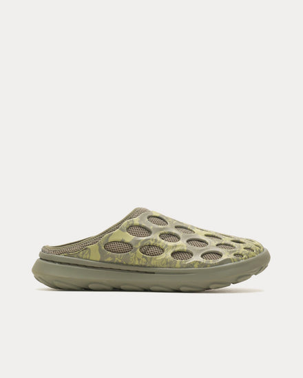Merrell 1TRL Hut Moc 2 Hydro Mule Olive Slip Ons - 1