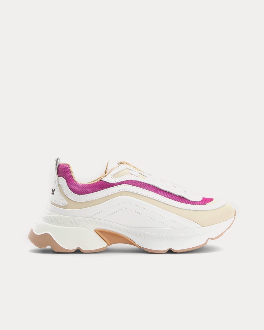 MSGM - Minimal Runner Chunky Sole Fuchsia Low Top Sneakers