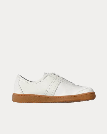 MHL by Margaret Howell Army Trainer Nubuck White Low Top Sneakers - 1