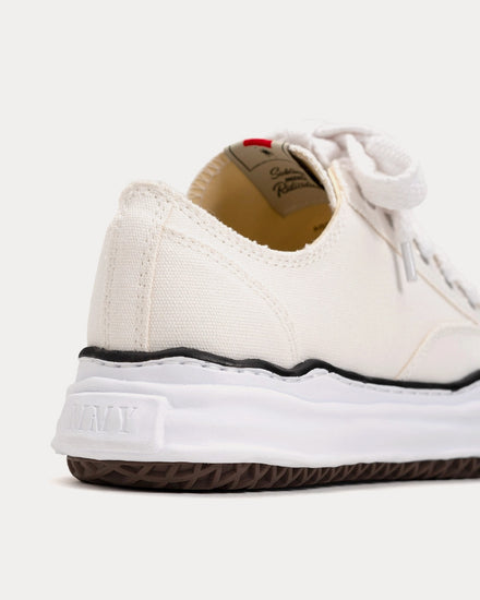 Mihara Yasuhiro Peterson OG Sole Canvas White / White Low Top Sneakers - 2