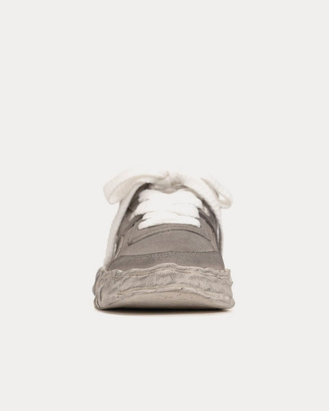Parker OG Sole Brushed Suede White Low Top Sneakers