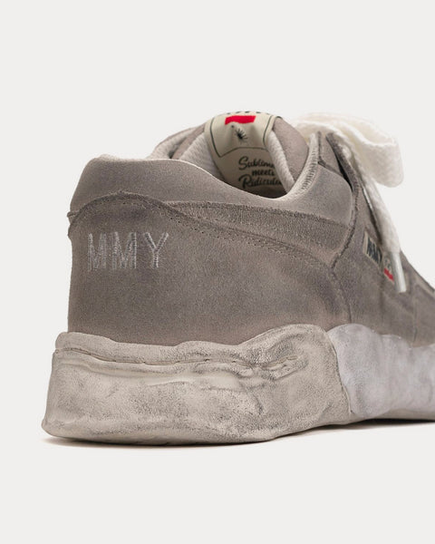 Parker OG Sole Brushed Suede White Low Top Sneakers