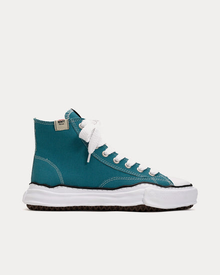 Mihara Yasuhiro Peterson OG Sole Canvas Blue / White High Top Sneakers - 1
