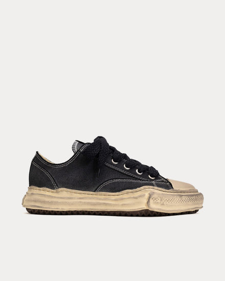 Mihara Yasuhiro Peterson OG Sole Canvas Black / White Low Top Sneakers - 1