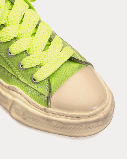 Mihara Yasuhiro Peterson OG Sole Canvas Green / White Low Top Sneakers - 2