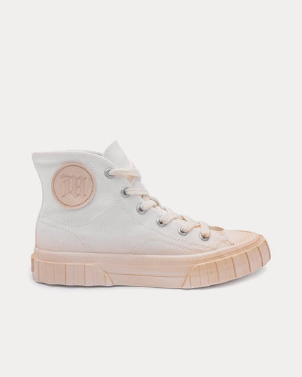 MISBHV Army Vintage White High Top Sneakers - 1