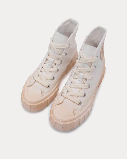 MISBHV Army Vintage White High Top Sneakers - 4