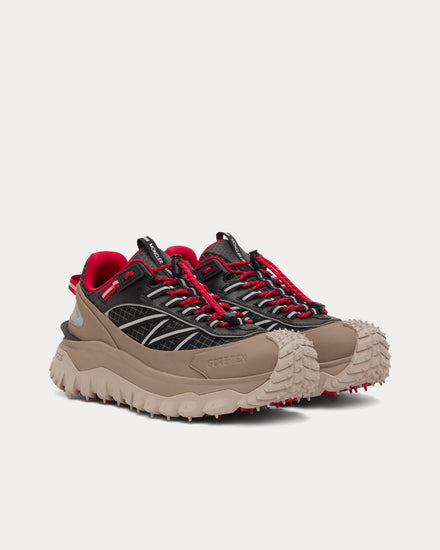 Moncler Trailgrip GTX Taupe / Black Running Shoes - 2