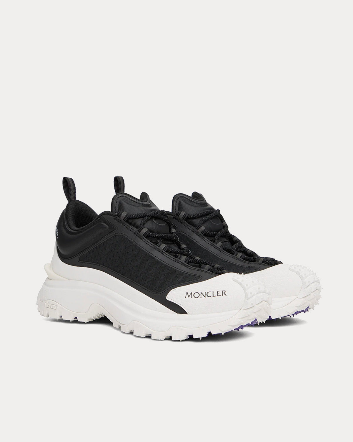 Moncler - Trailgrip Lite Black / White Low Top Sneakers