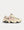 Vortex Leather & Fabric Beige Low Top Sneakers