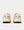 Vortex Leather & Fabric Beige Low Top Sneakers