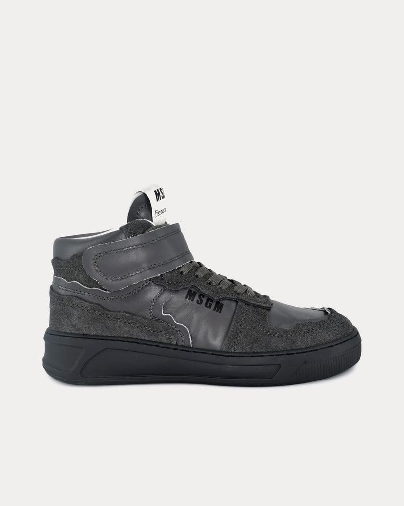 MSGM x ACBC Fantastic Green Dark Grey High Top Sneakers Sneak in