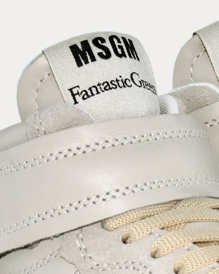MSGM x ACBC Fantastic Green White High Top Sneakers - 3