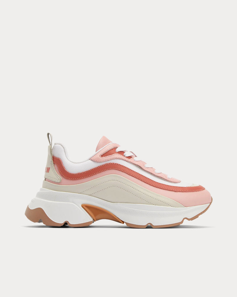 MSGM Pink Low Top Sneakers - 1