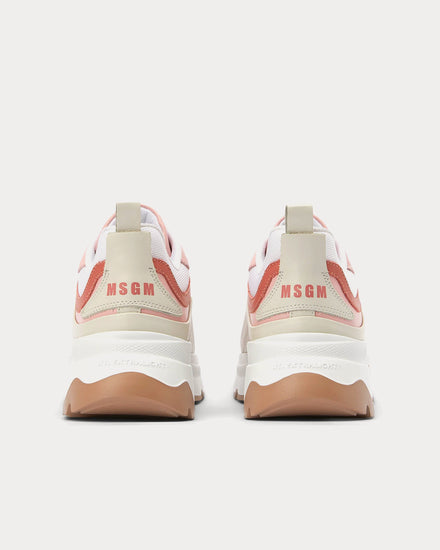 MSGM Pink Low Top Sneakers - 3