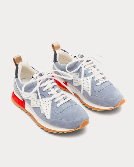 Mulberry MY-1 Lace-Up Pale Blue Low Top Sneakers - 2