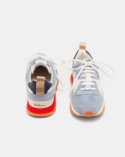 Mulberry MY-1 Lace-Up Pale Blue Low Top Sneakers - 3