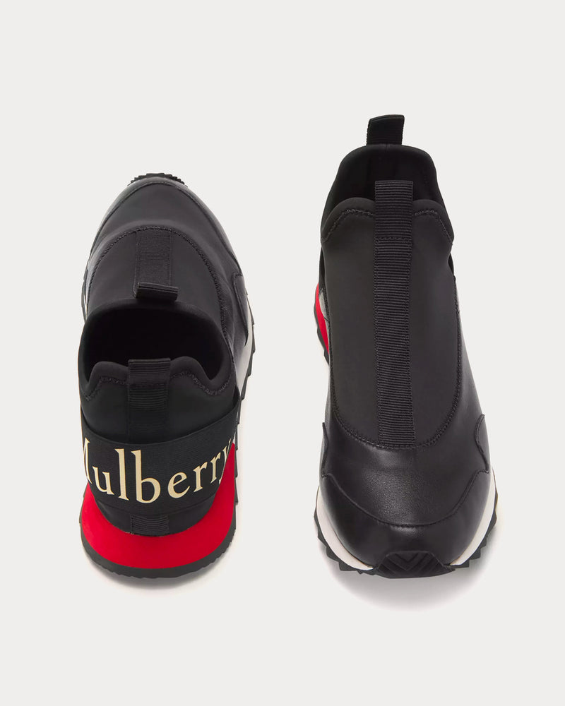 Mulberry MY-1 Pull-On Black Neoprene Low Top Sneakers - 3