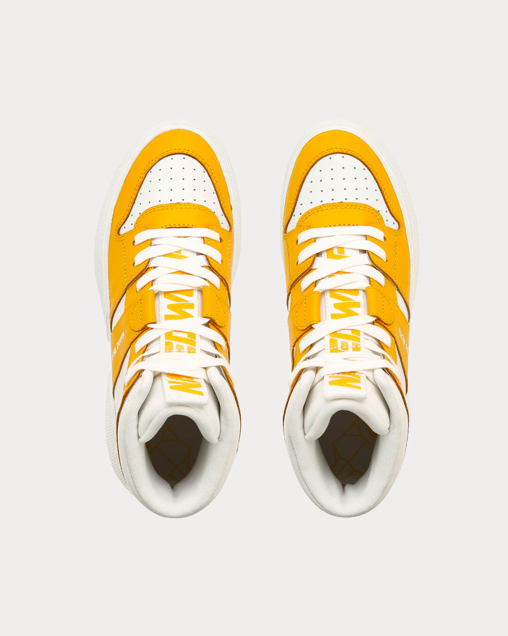 YELLOW NAKED DOUBLE SNEAKER SANDALS