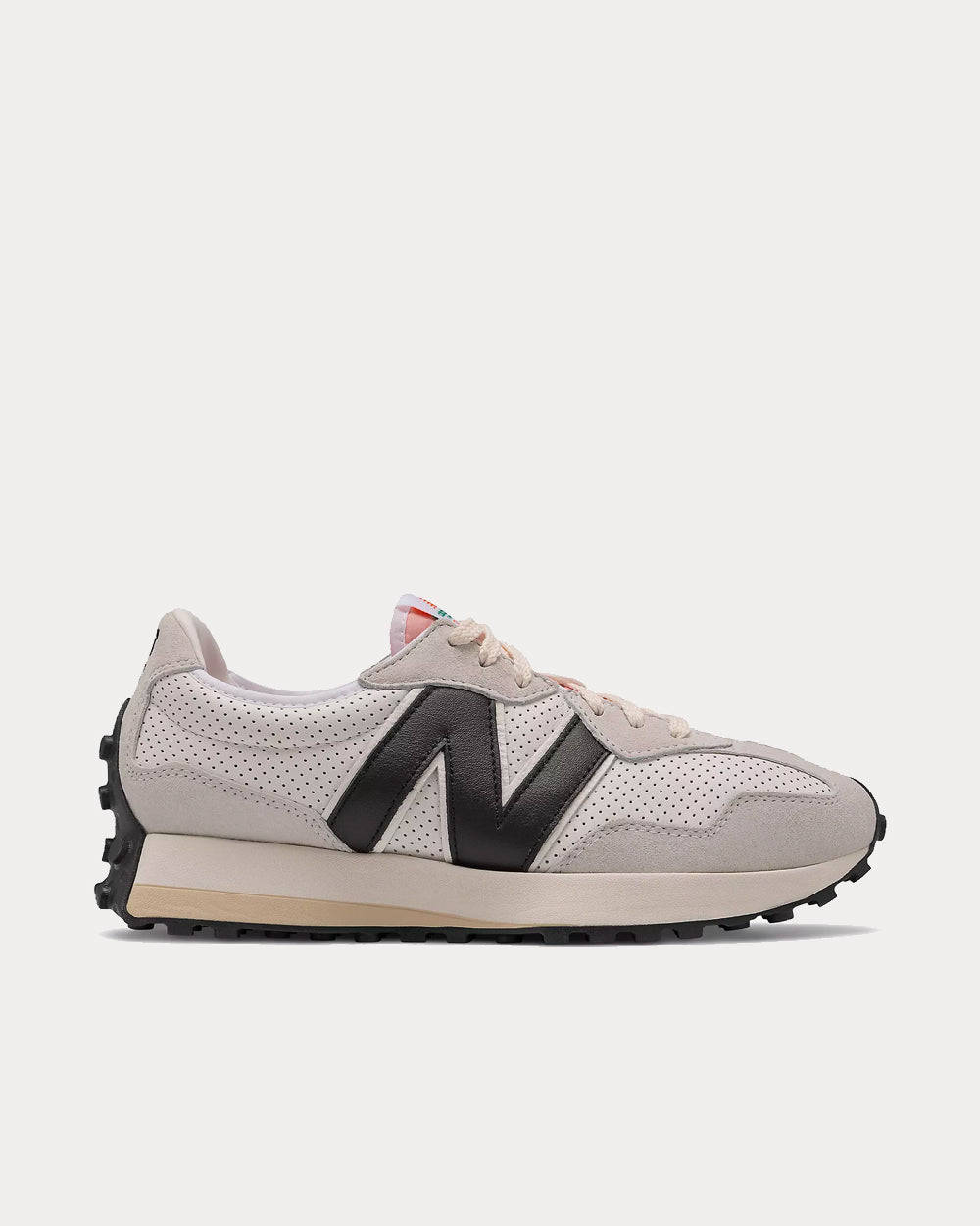 New Balance X Casablanca - 327 White with Black Low Top Sneakers