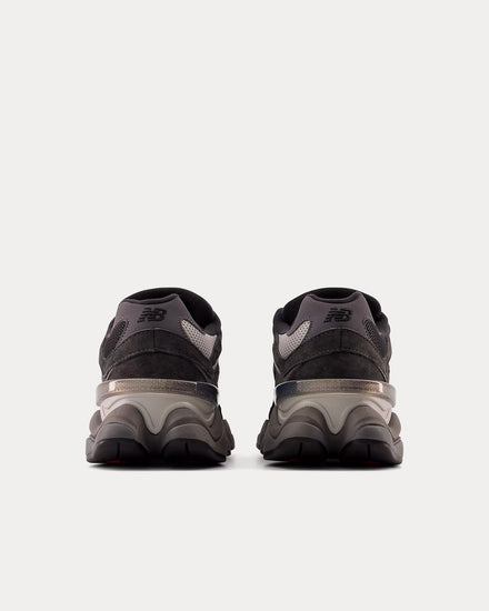 New Balance 9060 Black with Castlerock & Rain Cloud Low Top Sneakers - 4
