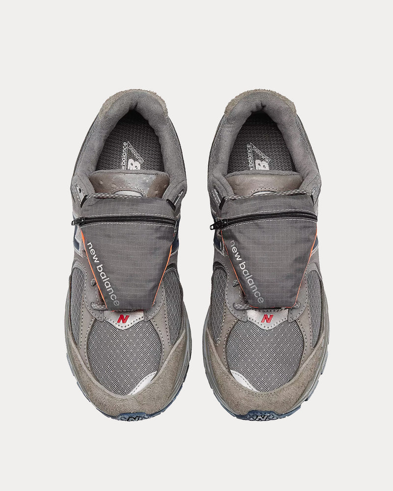 New Balance 2002r Castlerock with Natural Indigo Low Top Sneakers - 2