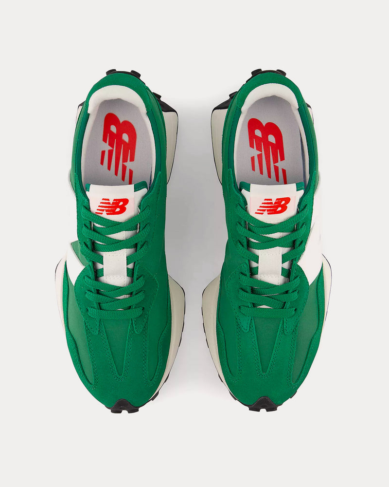 New Balance 327 Classic Pine / White Low Top Sneakers - 2