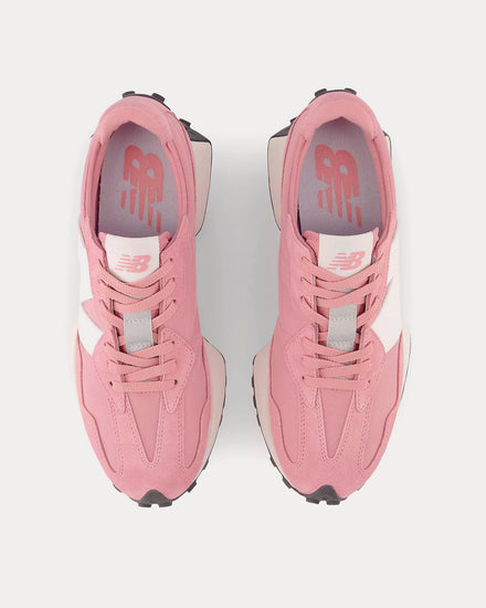 New Balance Women's 327 Hazy Rose / White Low Top Sneakers