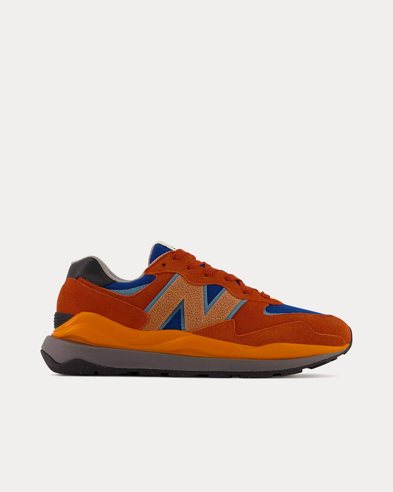 New Balance 57/40 Rust Oxide with Blue Groove Low Top Sneakers - 1