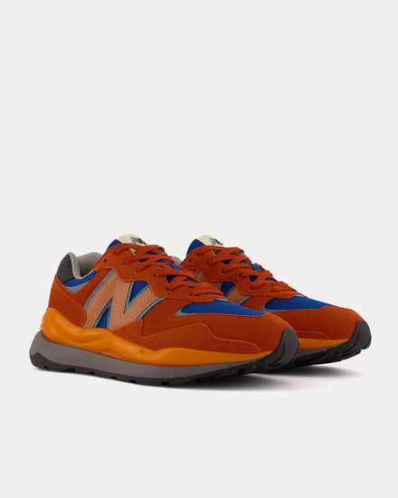New Balance 57/40 Rust Oxide with Blue Groove Low Top Sneakers - 3