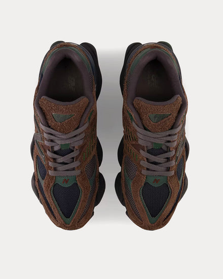 New Balance 9060 Rich Earth with Outerspace and Midnight Green Low Top Sneakers - 2