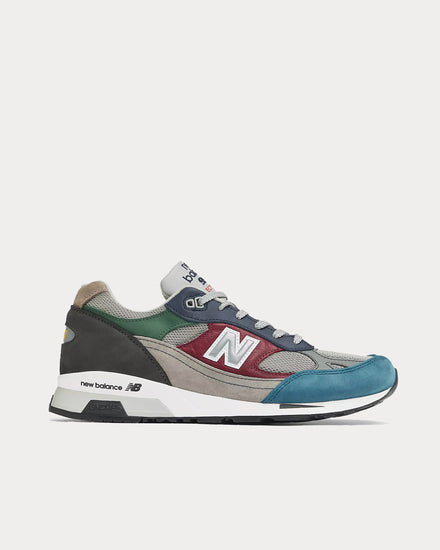 New Balance Made in UK 991.5  Grey with Blue Low Top Sneakers - 1