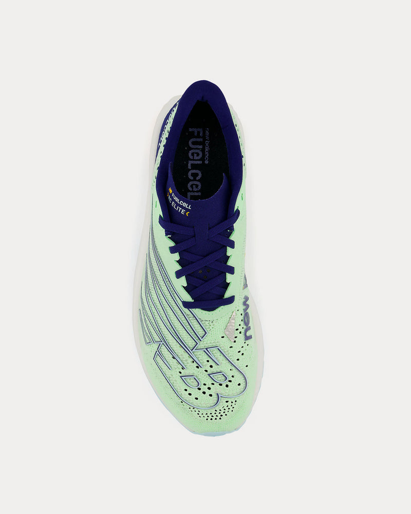 New Balance FuelCell RC Elite v2  Vibrant Spring Glo with White & Victory Blue Running Shoes - 2