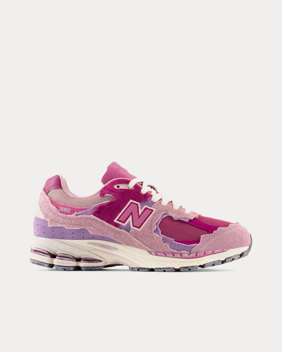 New Balance Unisex 2002r Lilac Chalk Low Top Sneakers & Trainers