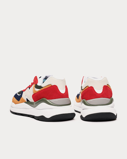 New Balance M5740 Pigment with Team Red Low Top Sneakers - 4