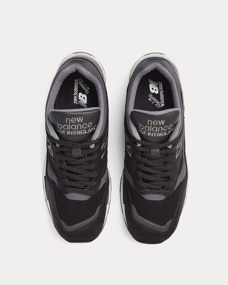 New Balance MADE in UK 1500 Black with Magnet & Silver Birch Low Top Sneakers - 2