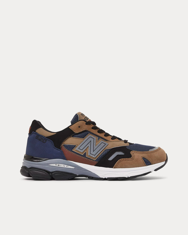 New Balance MADE in UK 920 Navy with Beige & Black Low Top Sneakers - 1
