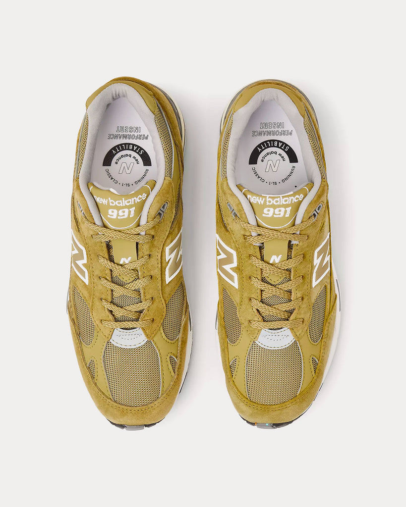 new balance 991 green yellow