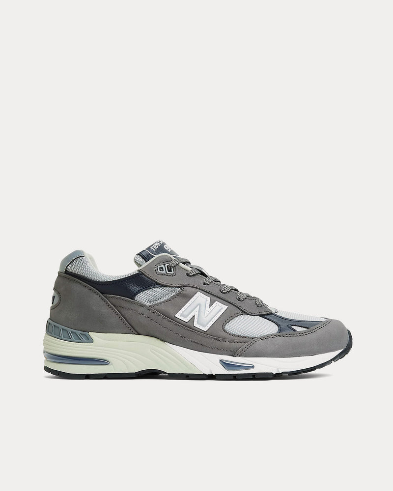 New Balance MADE in UK 991 Castle Rock / Navy / White Low Top Sneakers - 1