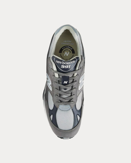 New Balance MADE in UK 991 Castle Rock / Navy / White Low Top Sneakers - 2