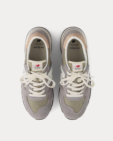 New Balance MADE in USA 990v1 Marblehead with Incense Low Top Sneakers - 2
