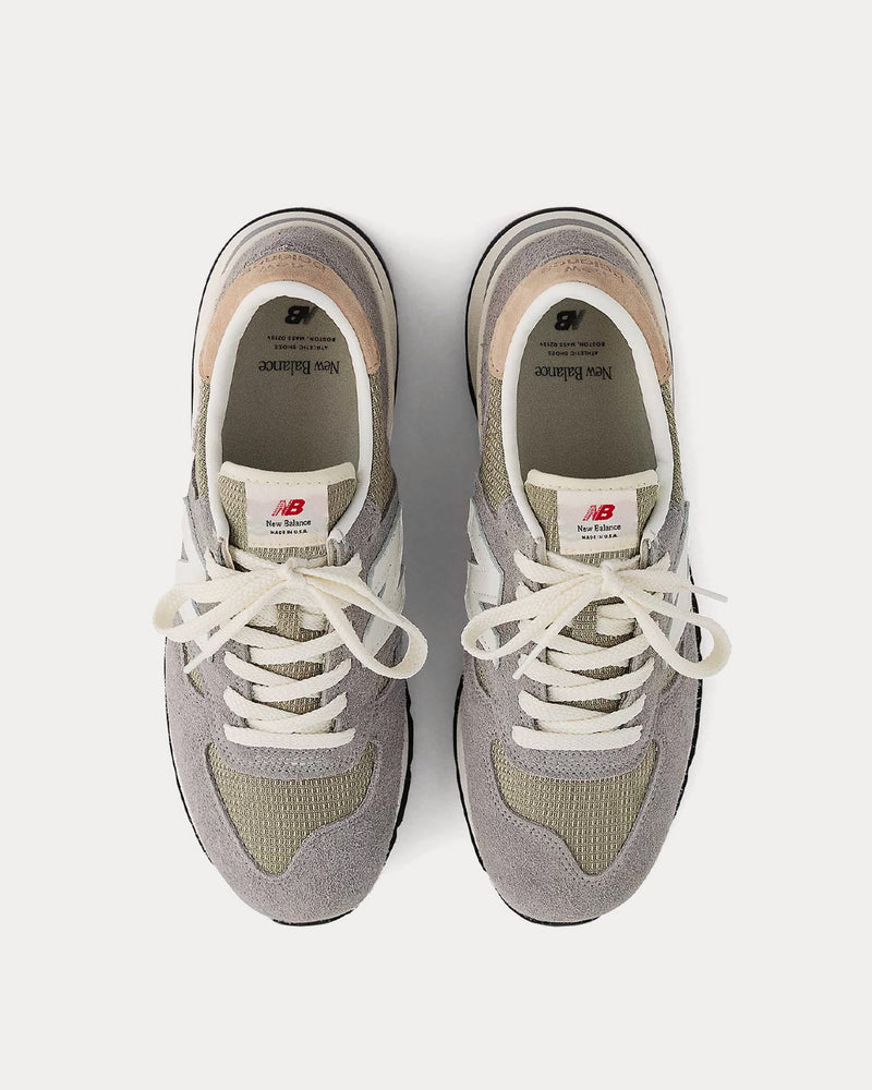 New Balance MADE in USA 990v1 Marblehead with Incense Low Top Sneakers - 2
