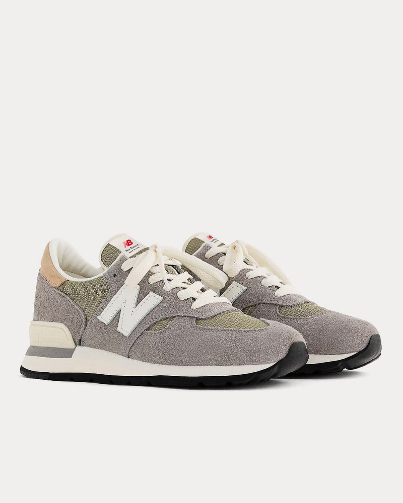 New Balance MADE in USA 990v1 Marblehead with Incense Low Top Sneakers - 3